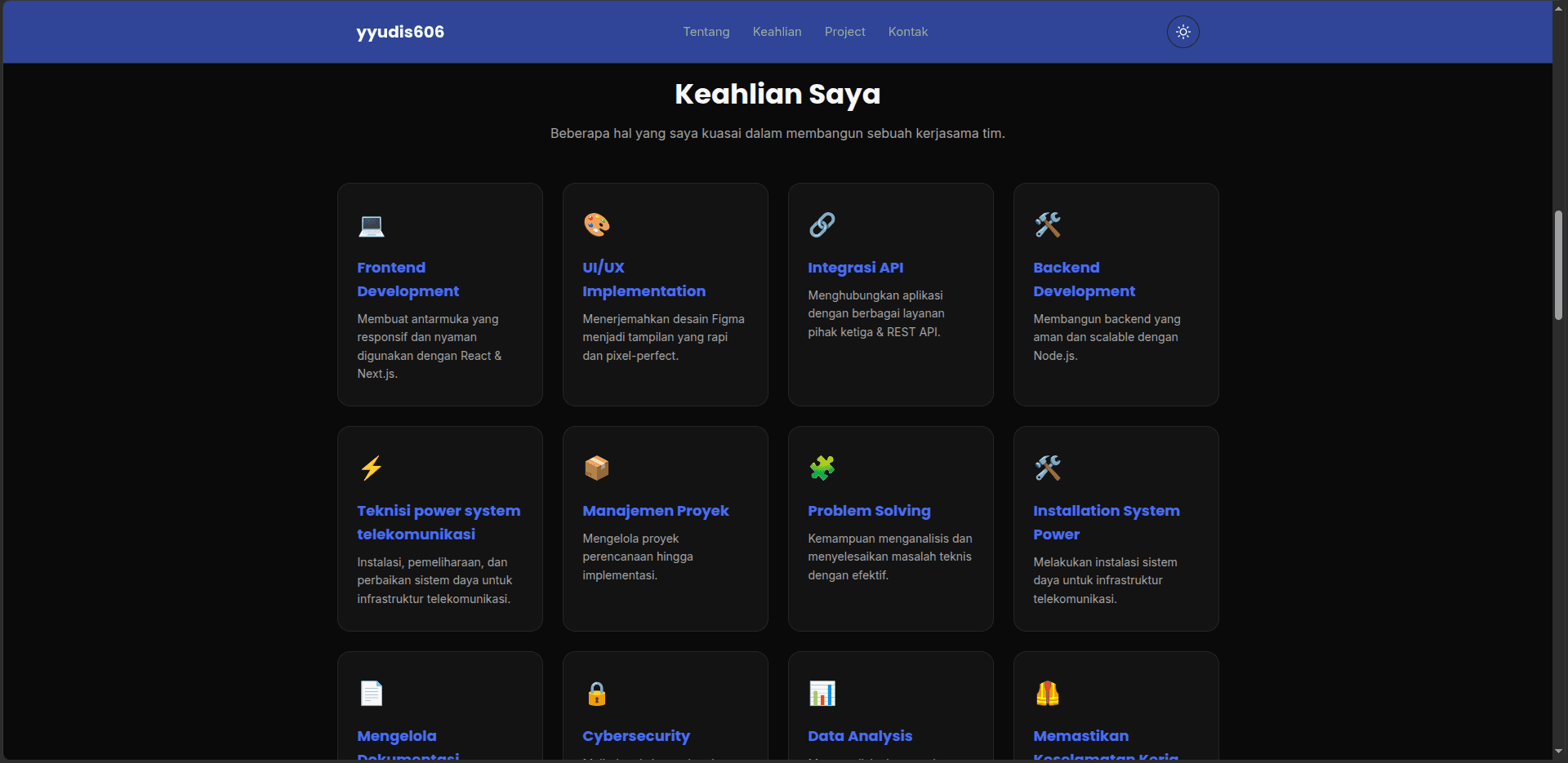 Portofolio Pribadi project preview