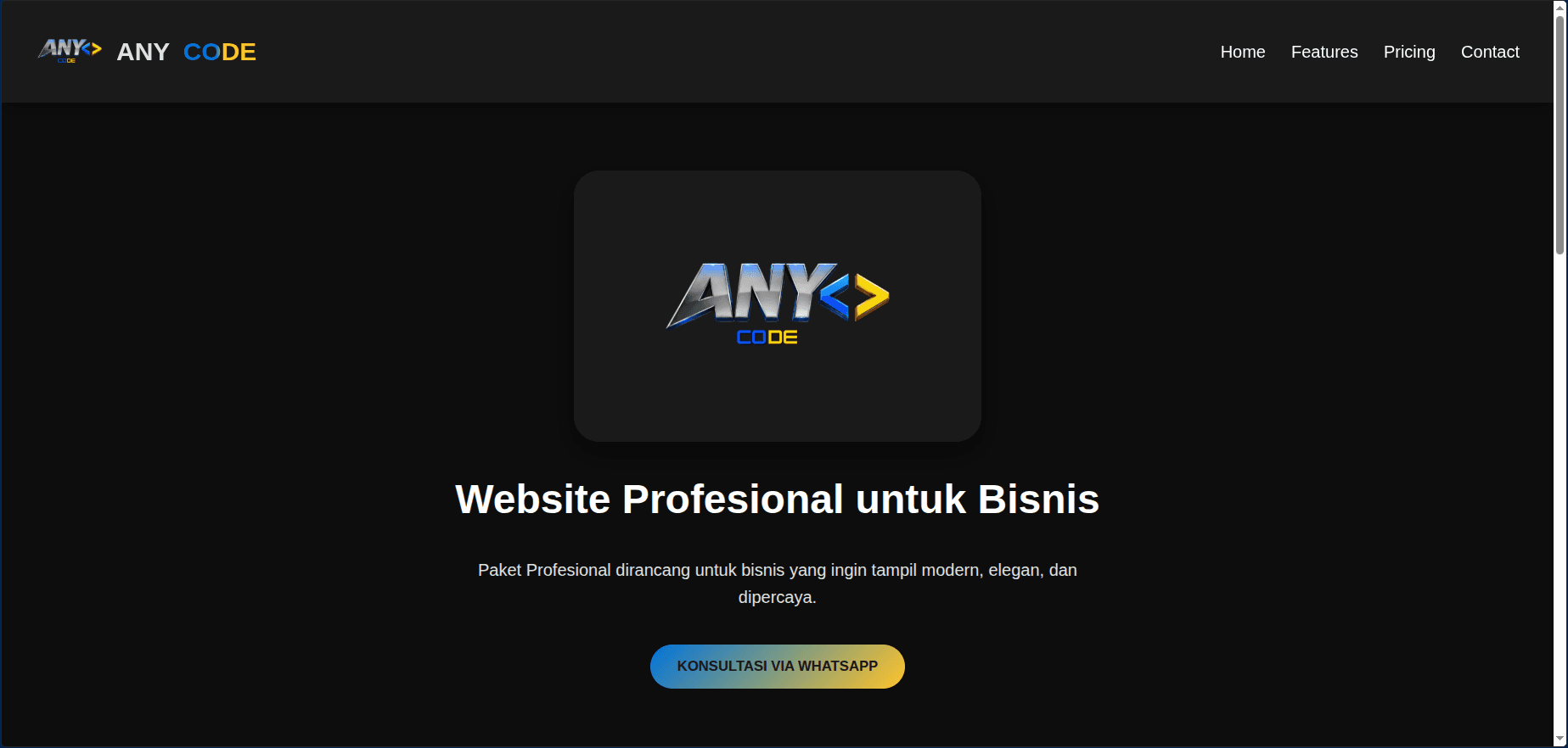 Website Profesional 4 Halaman project preview